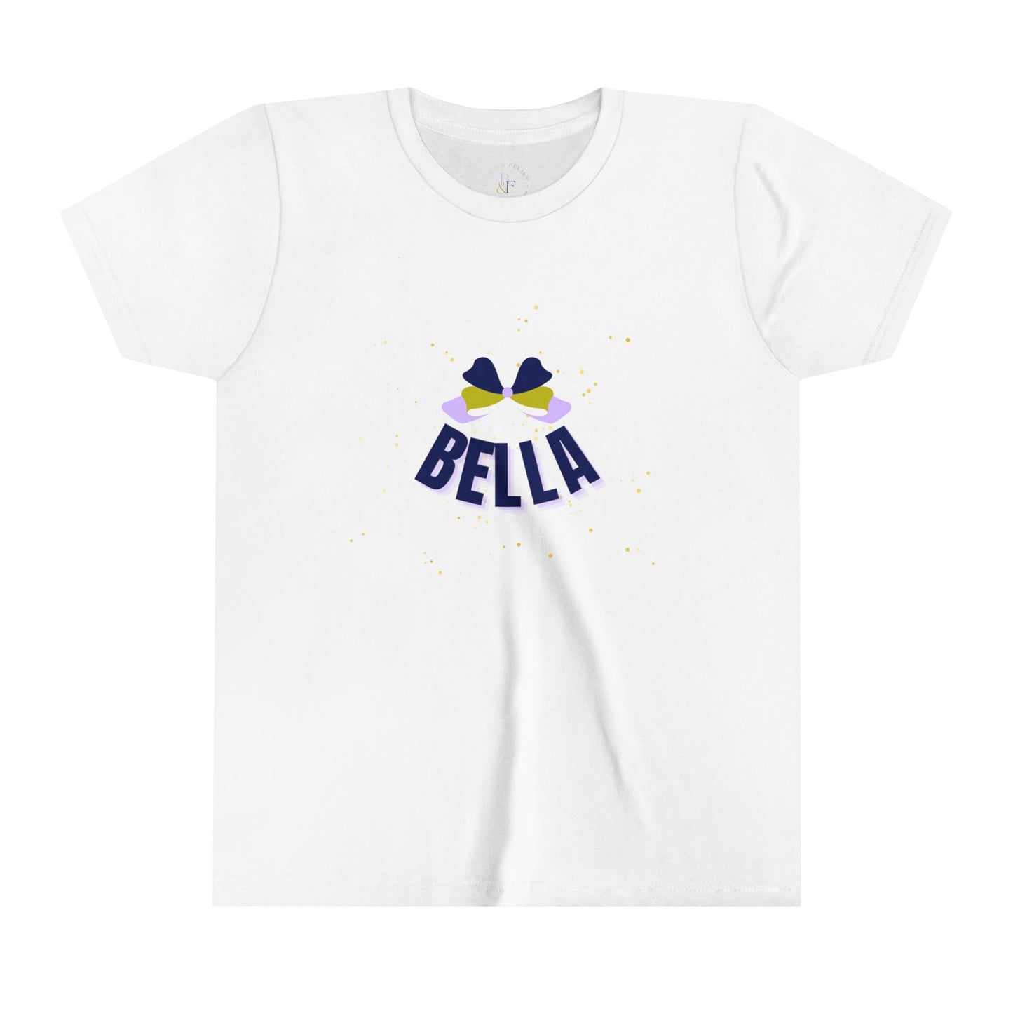 Navy/Olive/Lavender Bella Youth Short-sleeve Tee