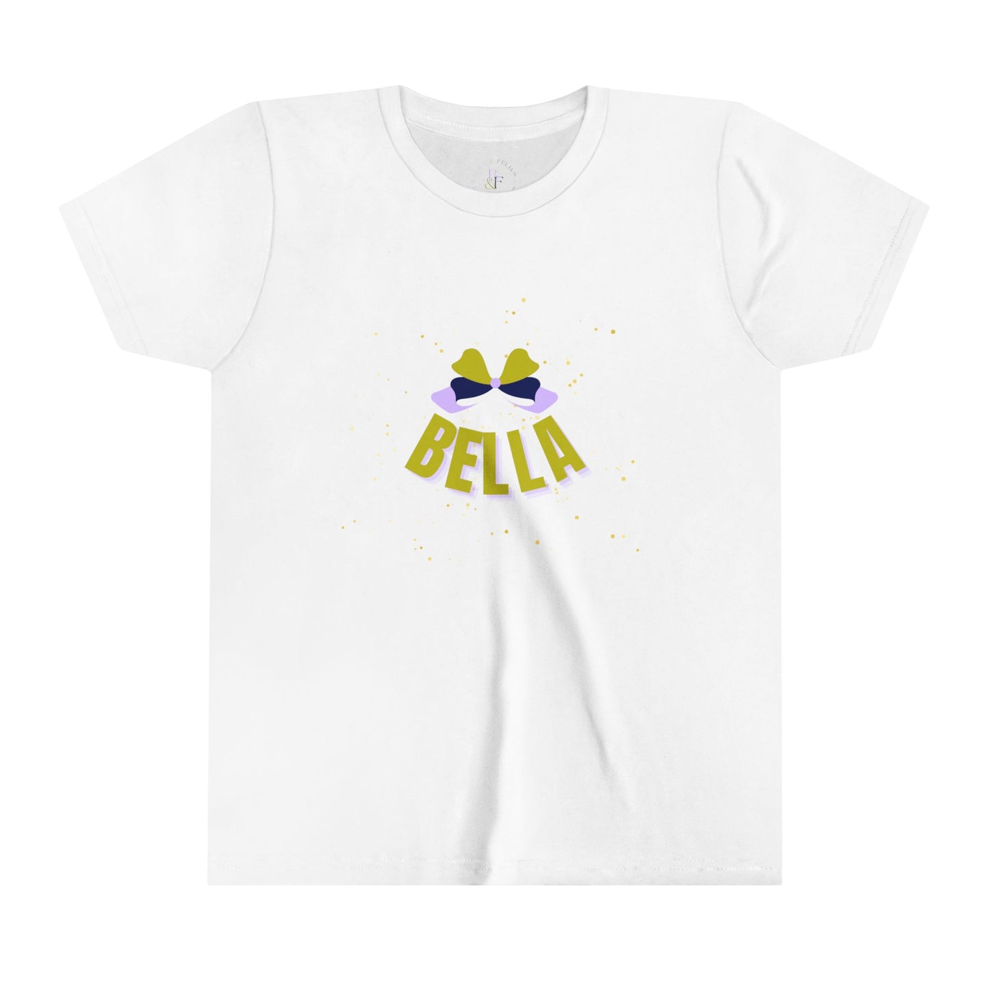 Olive/Navy/Lavender Bella Youth Short-sleeve Tee