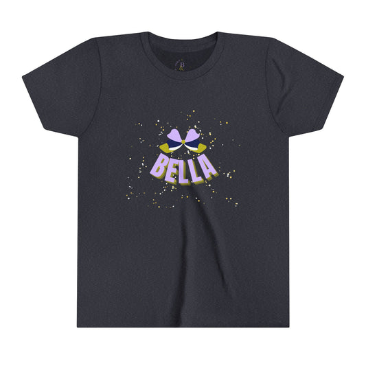 Lavender/Navy/Olive Bella Youth Short-sleeve Tee