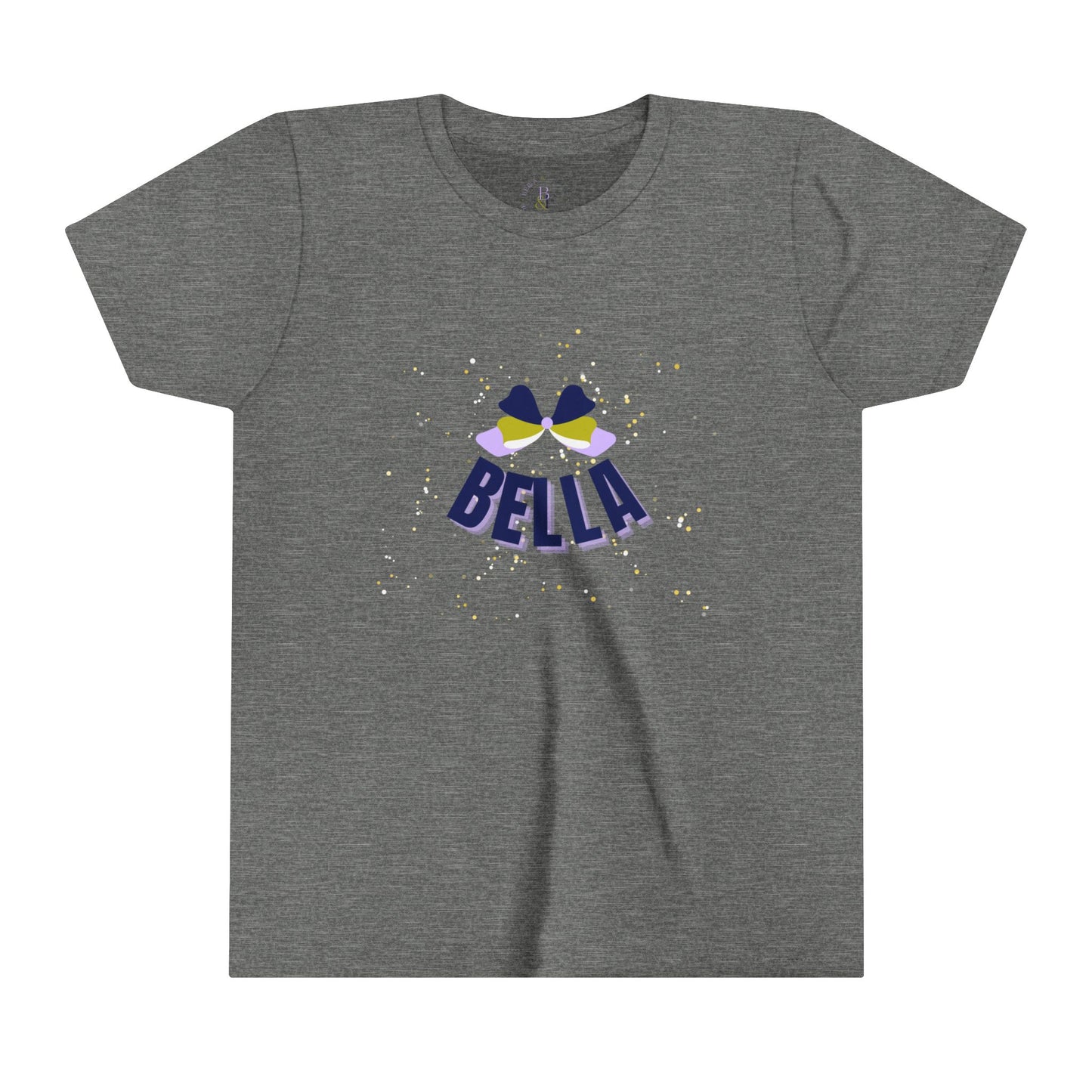 Navy/Olive/Lavender Bella Youth Short-sleeve Tee