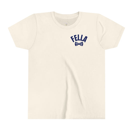 Navy/White Fella Youth Short-sleeve Tee