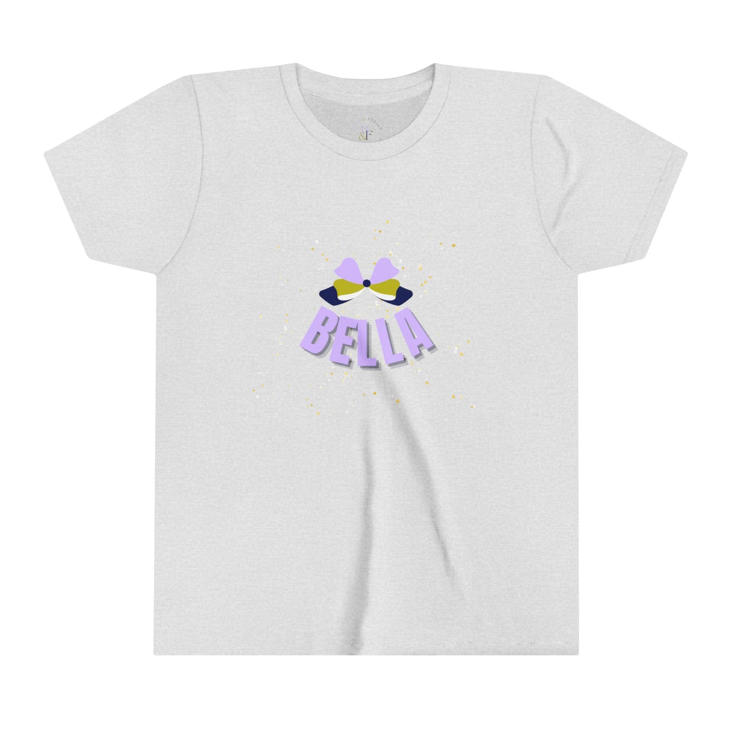 Lavender/Olive/Navy Bella Youth Short-sleeve Tee