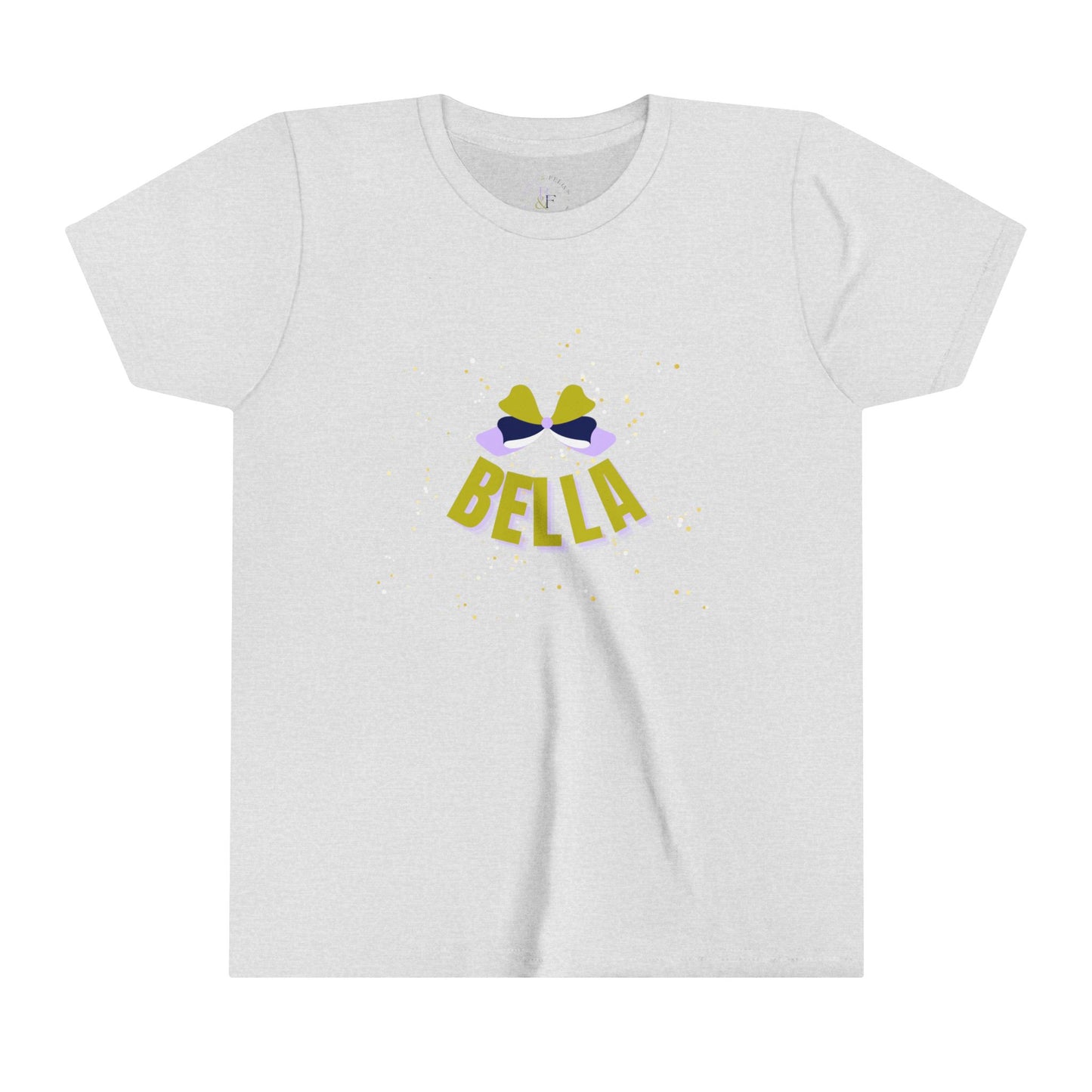 Olive/Navy/Lavender Bella Youth Short-sleeve Tee