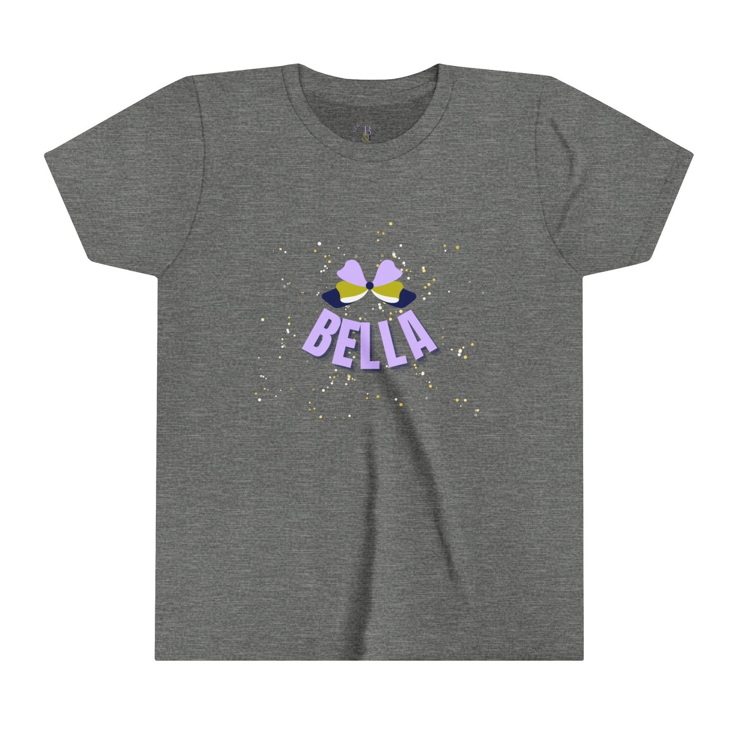 Lavender/Olive/Navy Bella Youth Short-sleeve Tee