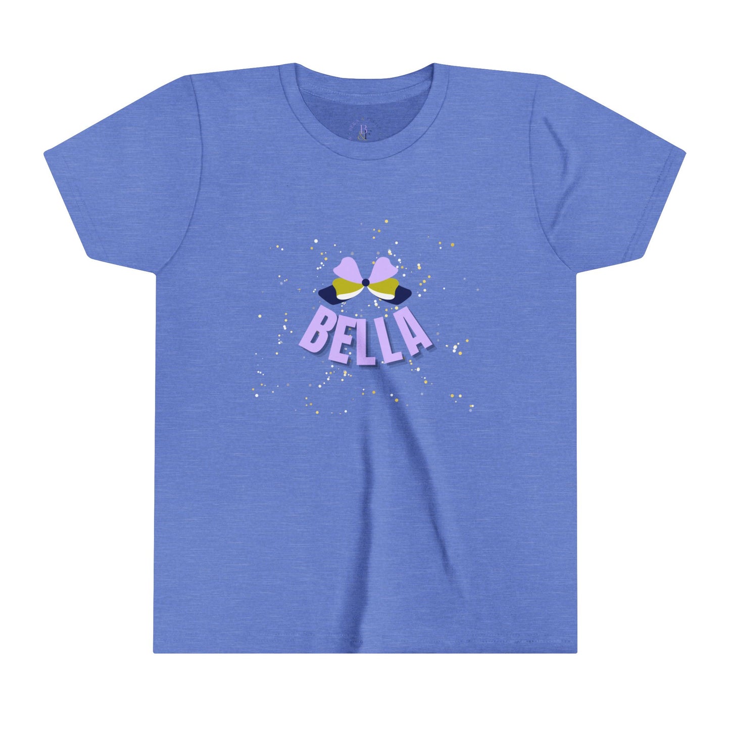 Lavender/Olive/Navy Bella Youth Short-sleeve Tee