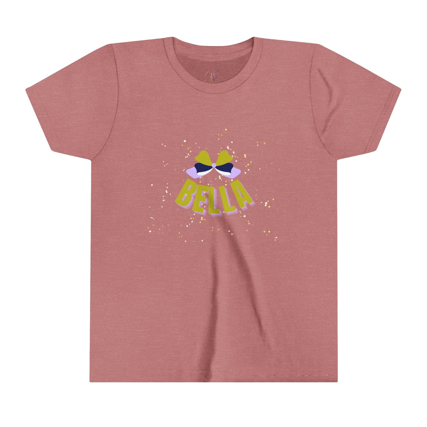 Olive/Navy/Lavender Bella Youth Short-sleeve Tee