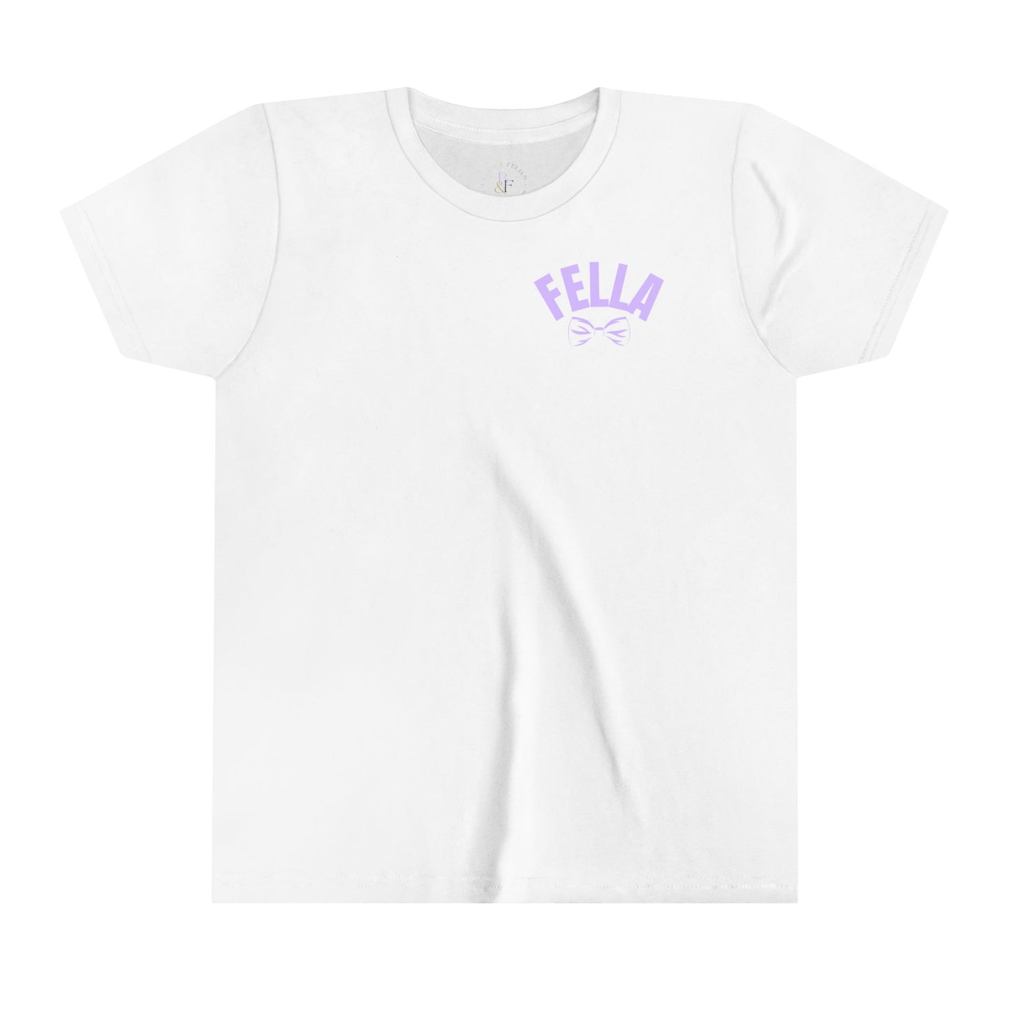 Lavender/White Fella Youth Short-sleeve Tee