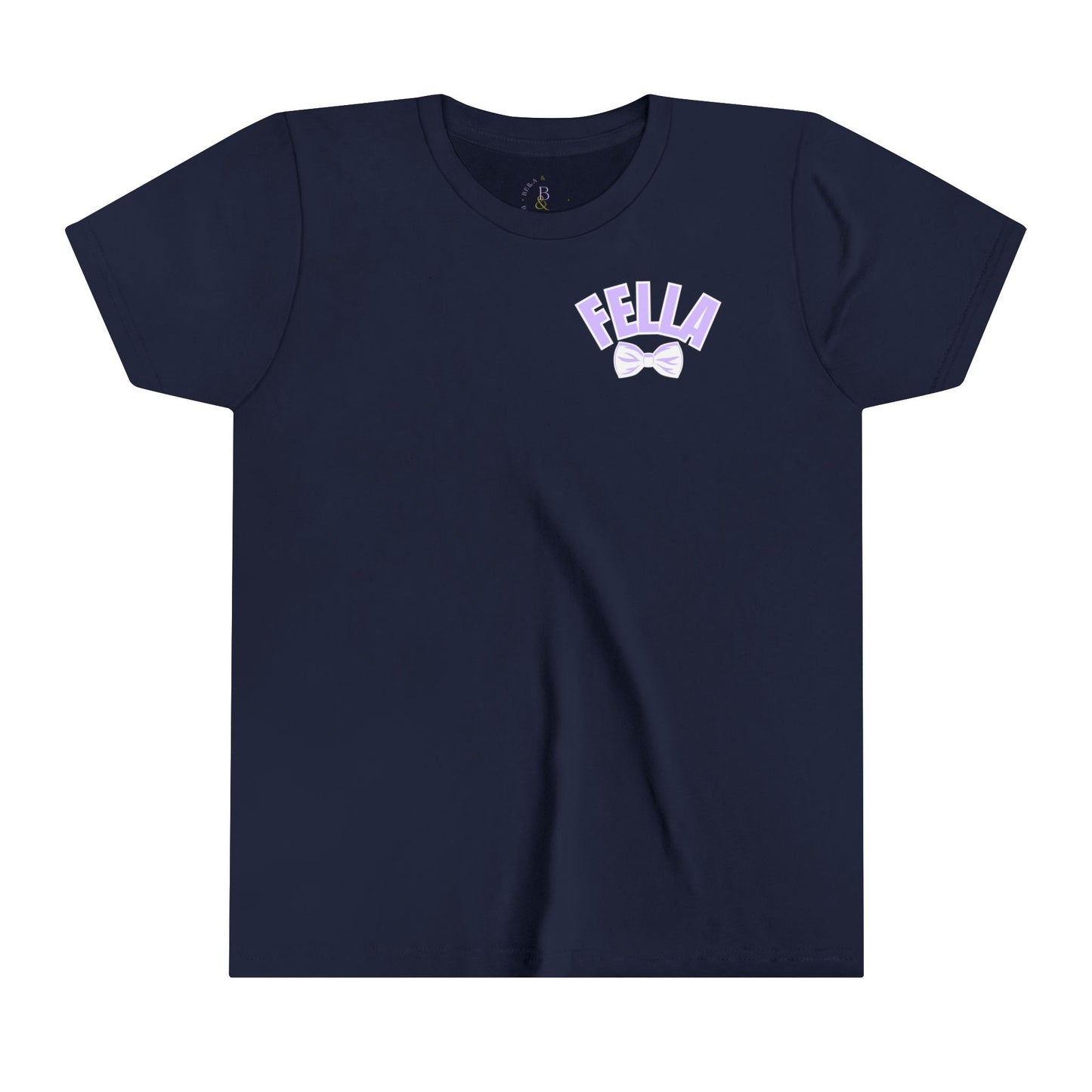 Lavender/White Fella Youth Short-sleeve Tee