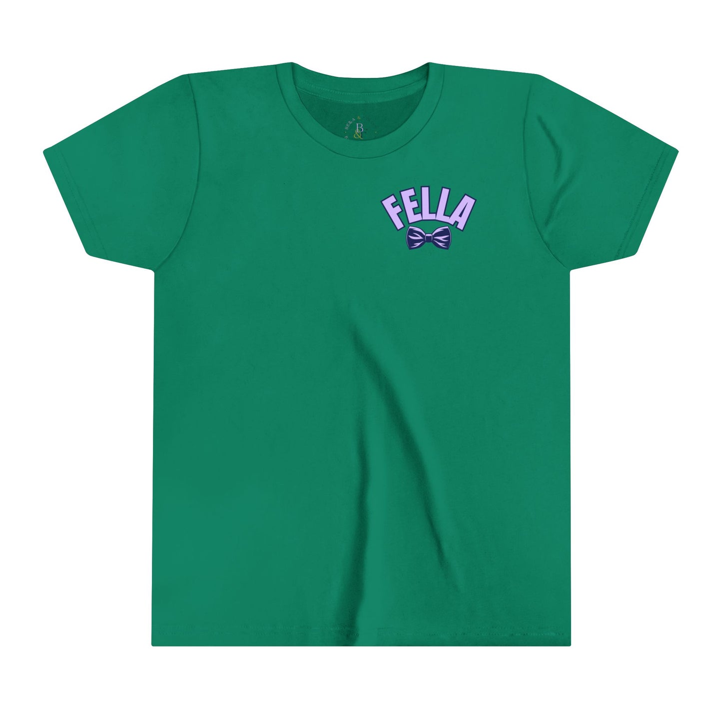 Lavender/Navy Fella Youth Short-sleeve Tee