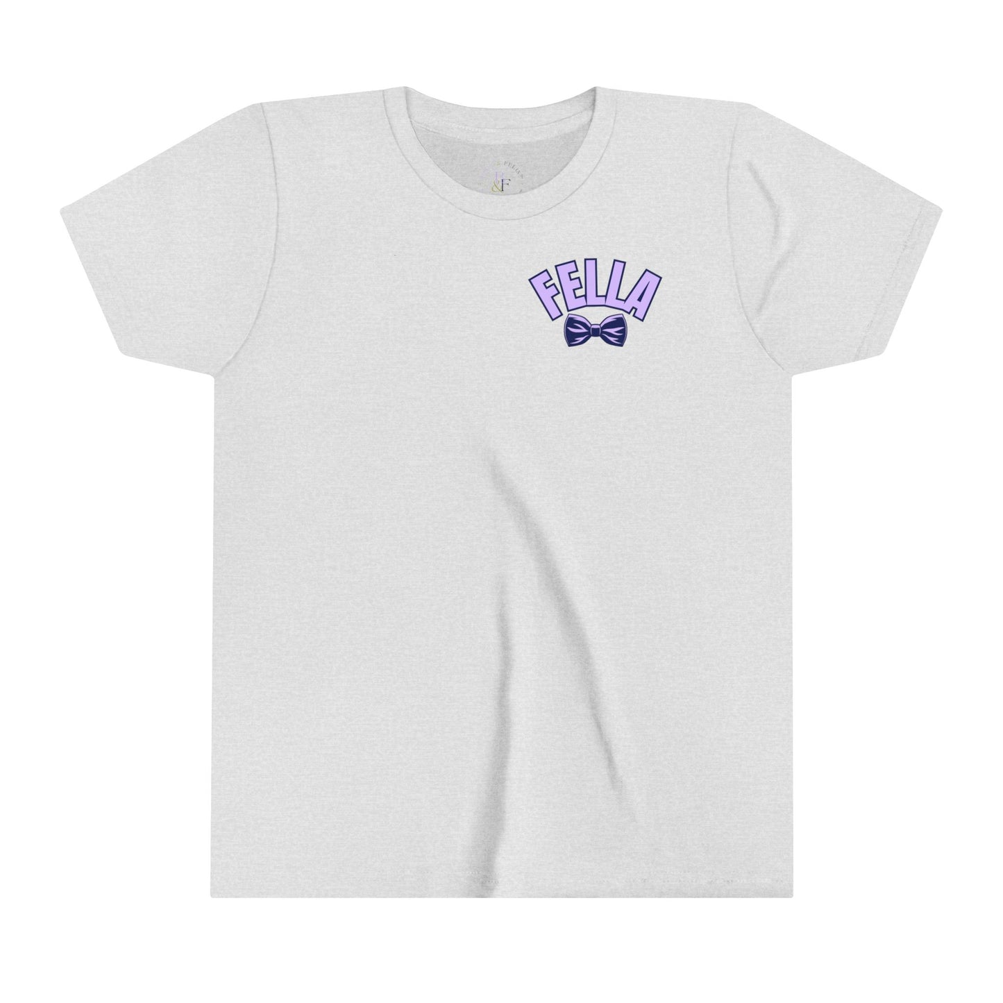 Lavender/Navy Fella Youth Short-sleeve Tee