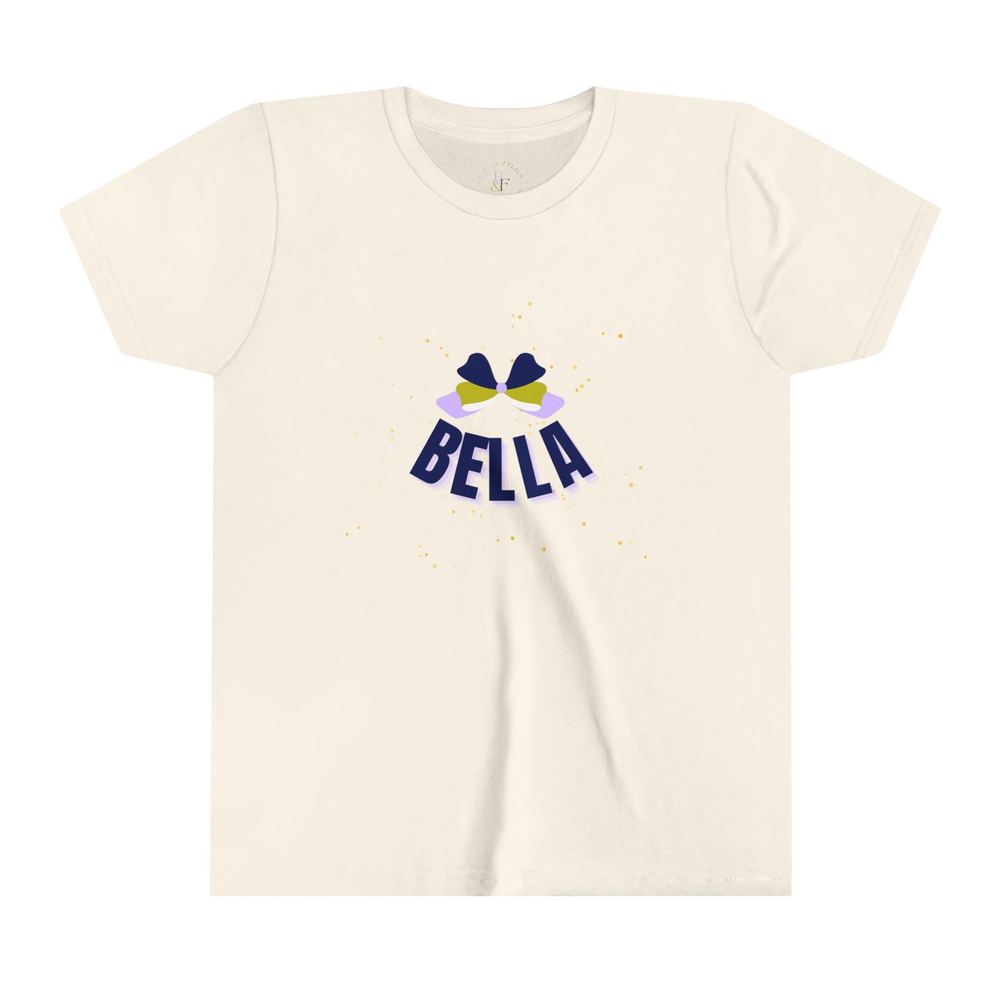 Navy/Olive/Lavender Bella Youth Short-sleeve Tee