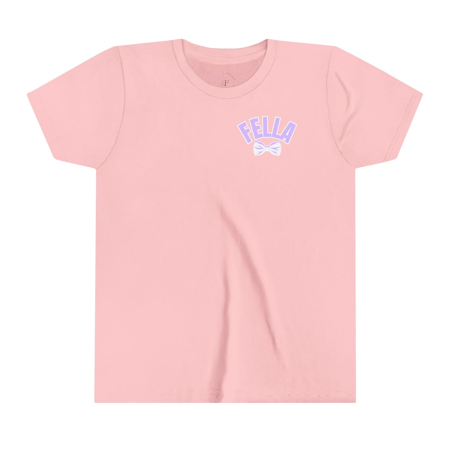 Lavender/White Fella Youth Short-sleeve Tee