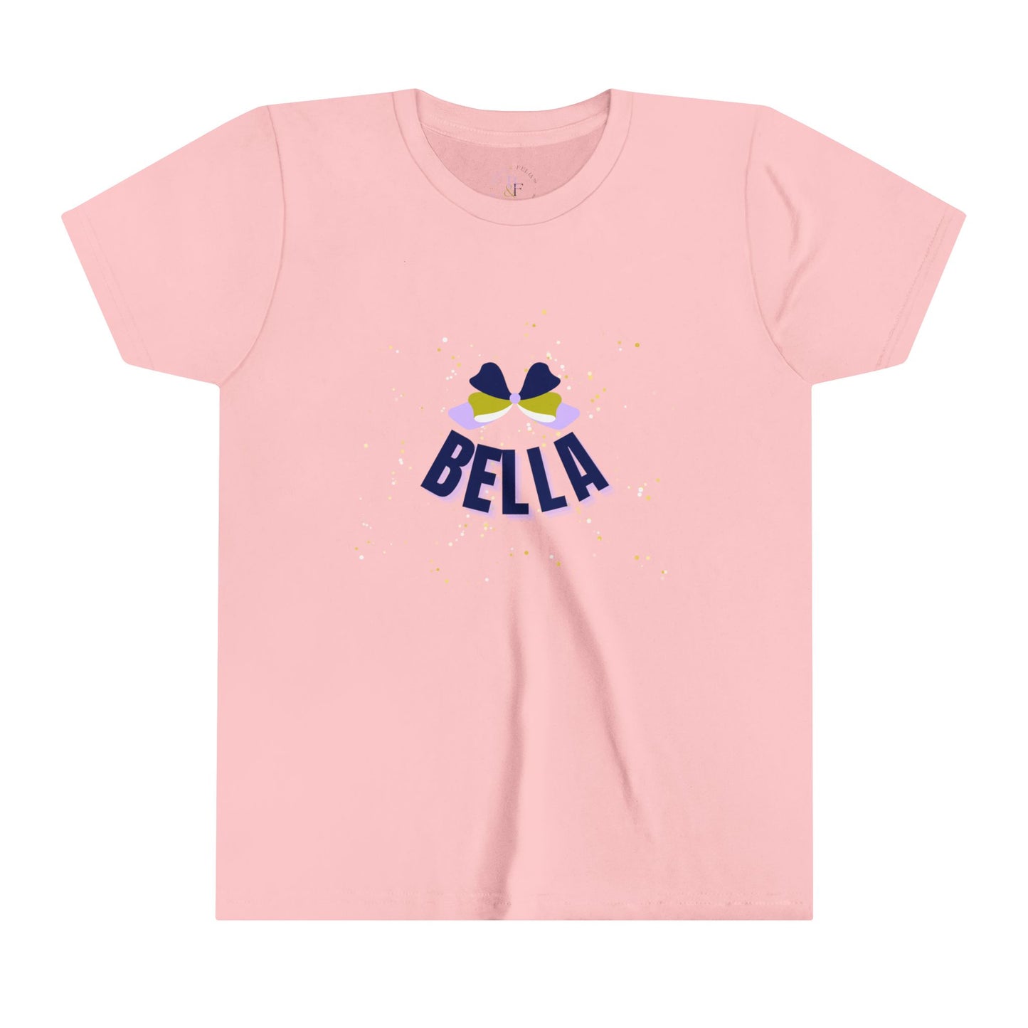 Navy/Olive/Lavender Bella Youth Short-sleeve Tee