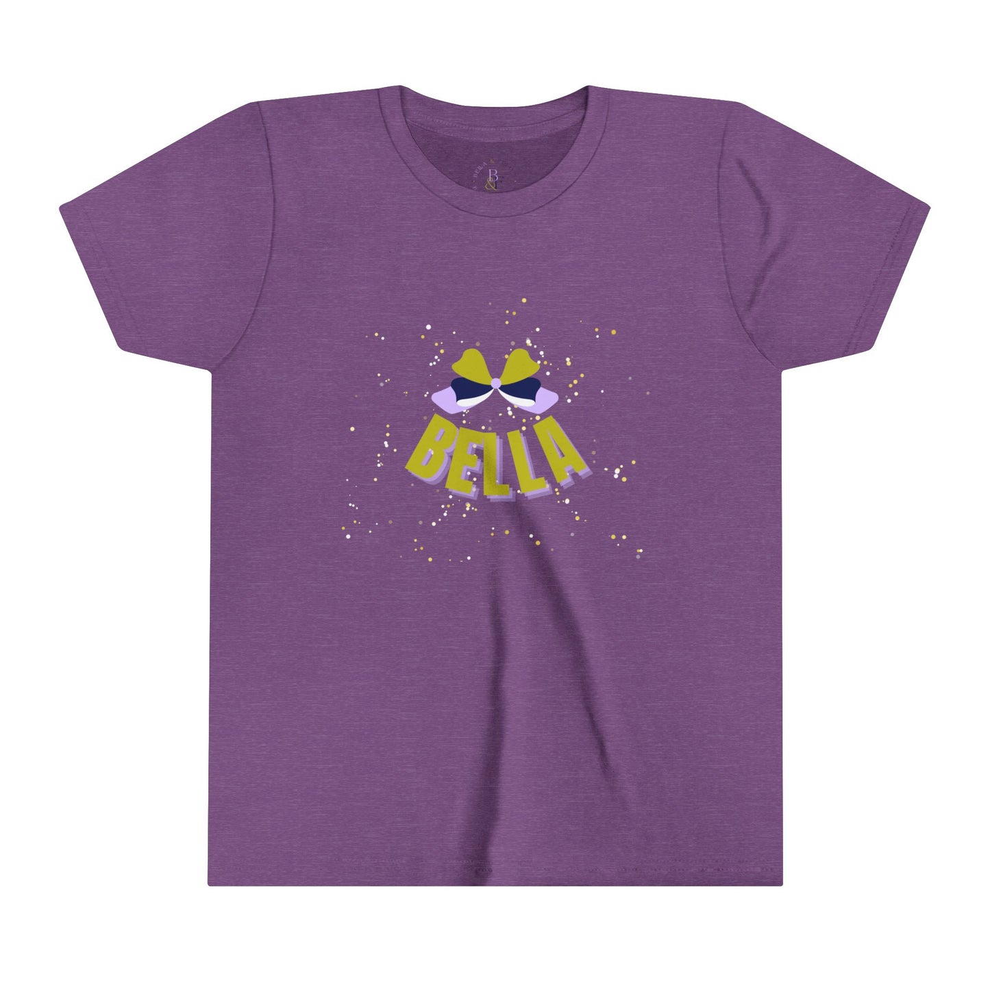 Olive/Navy/Lavender Bella Youth Short-sleeve Tee