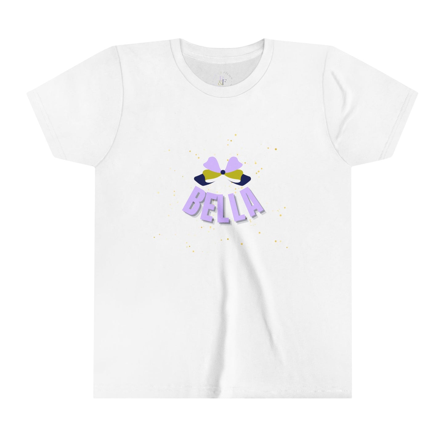 Lavender/Olive/Navy Bella Youth Short-sleeve Tee