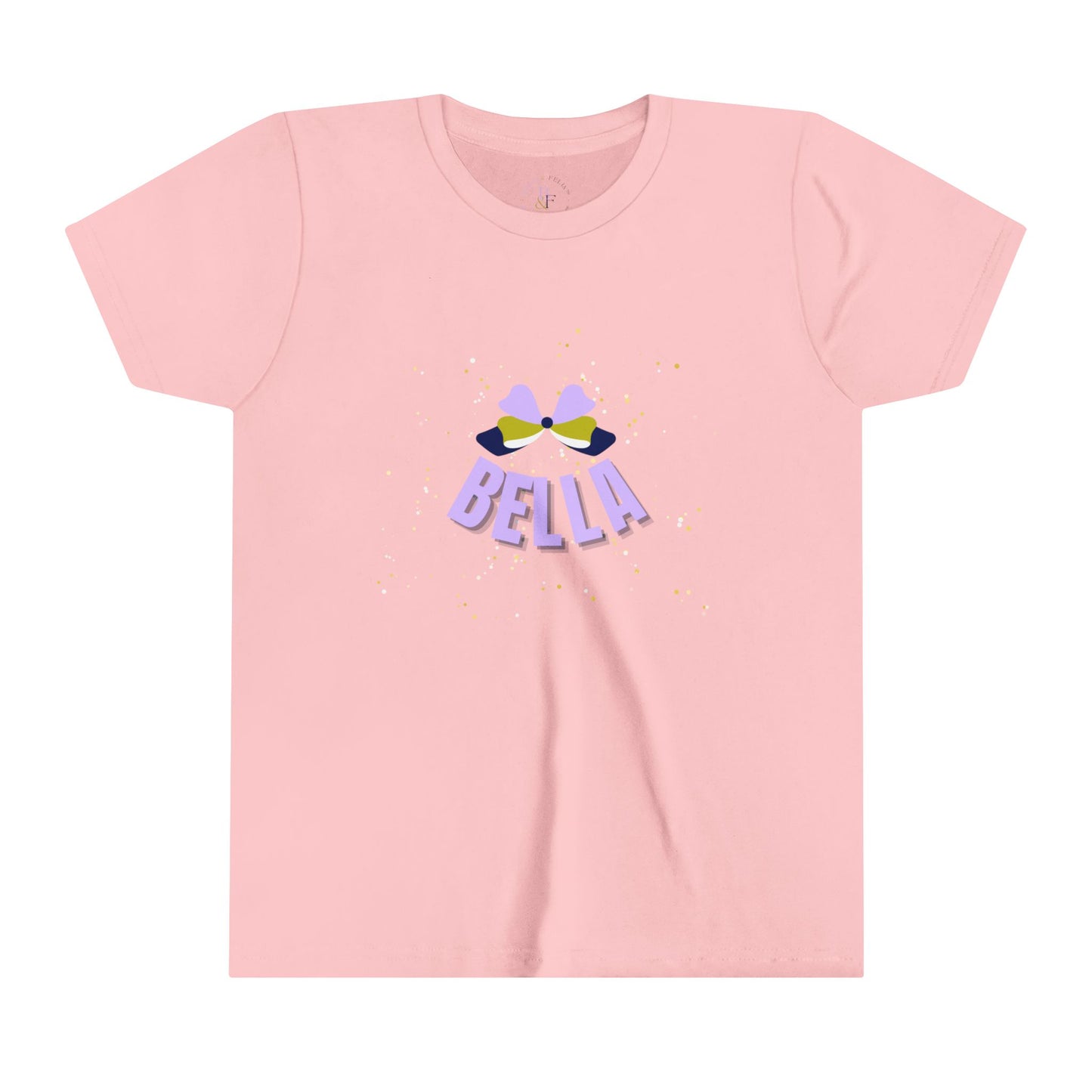 Lavender/Olive/Navy Bella Youth Short-sleeve Tee