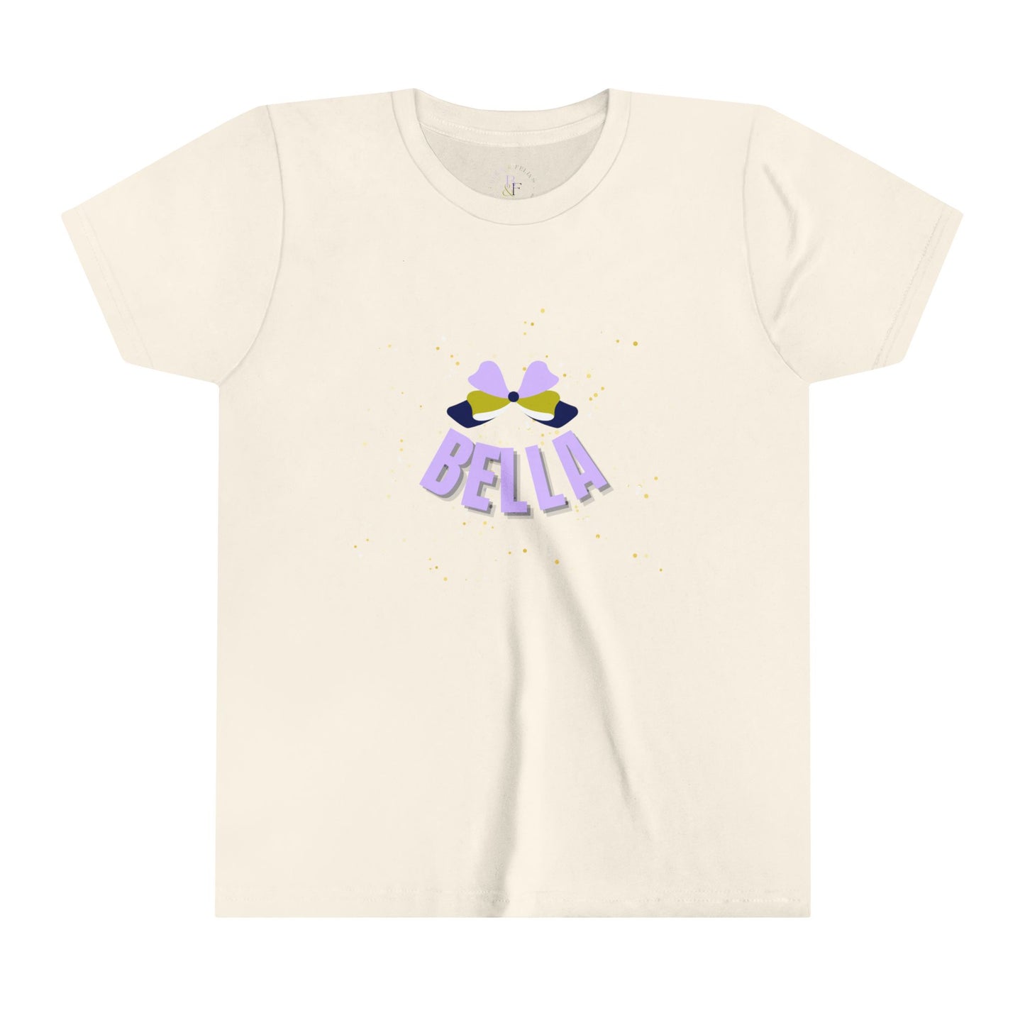 Lavender/Olive/Navy Bella Youth Short-sleeve Tee