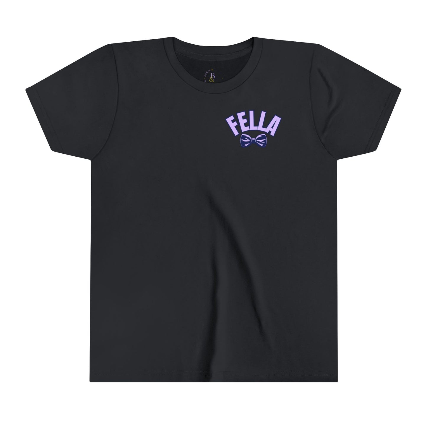 Lavender/Navy Fella Youth Short-sleeve Tee