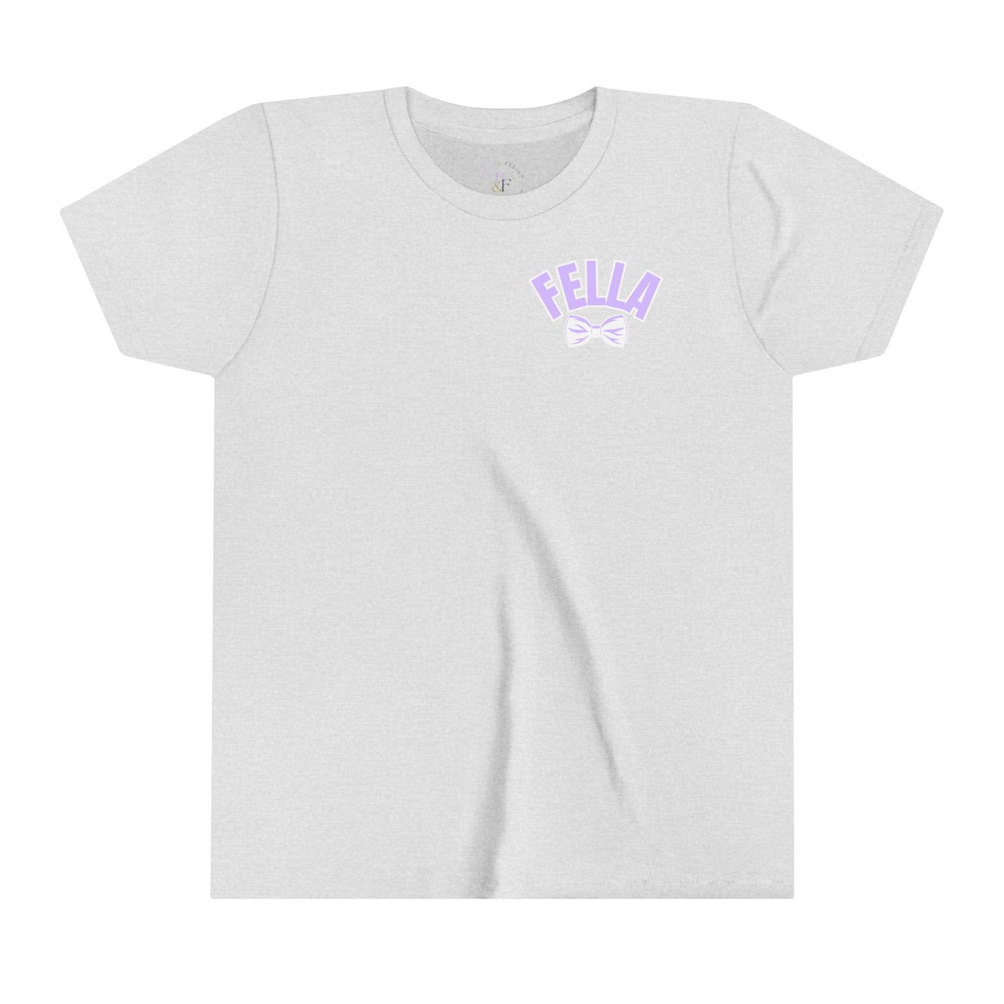 Lavender/White Fella Youth Short-sleeve Tee