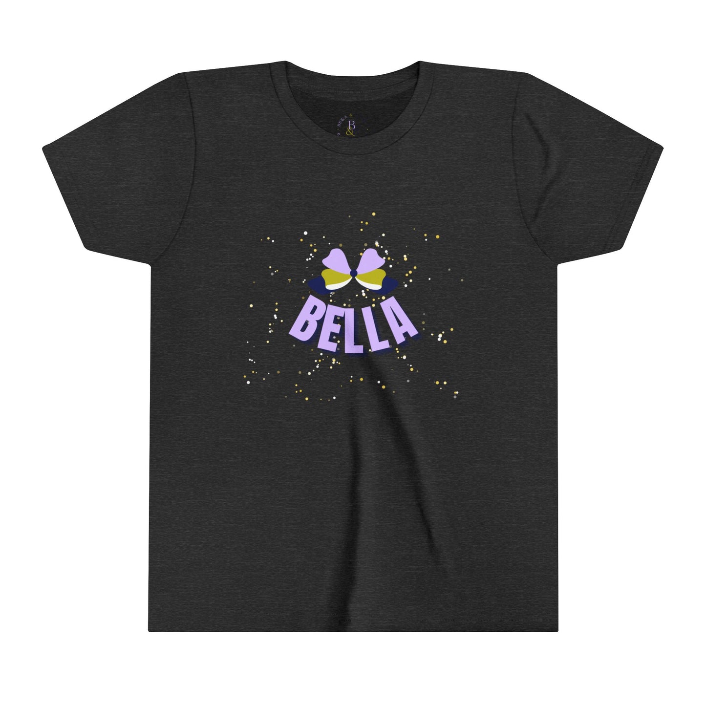 Lavender/Olive/Navy Bella Youth Short-sleeve Tee