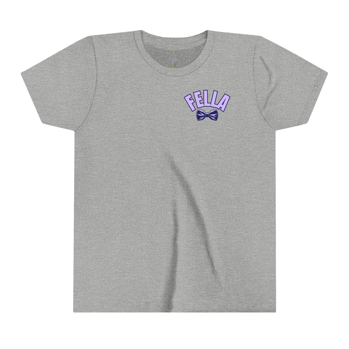 Lavender/Navy Fella Youth Short-sleeve Tee