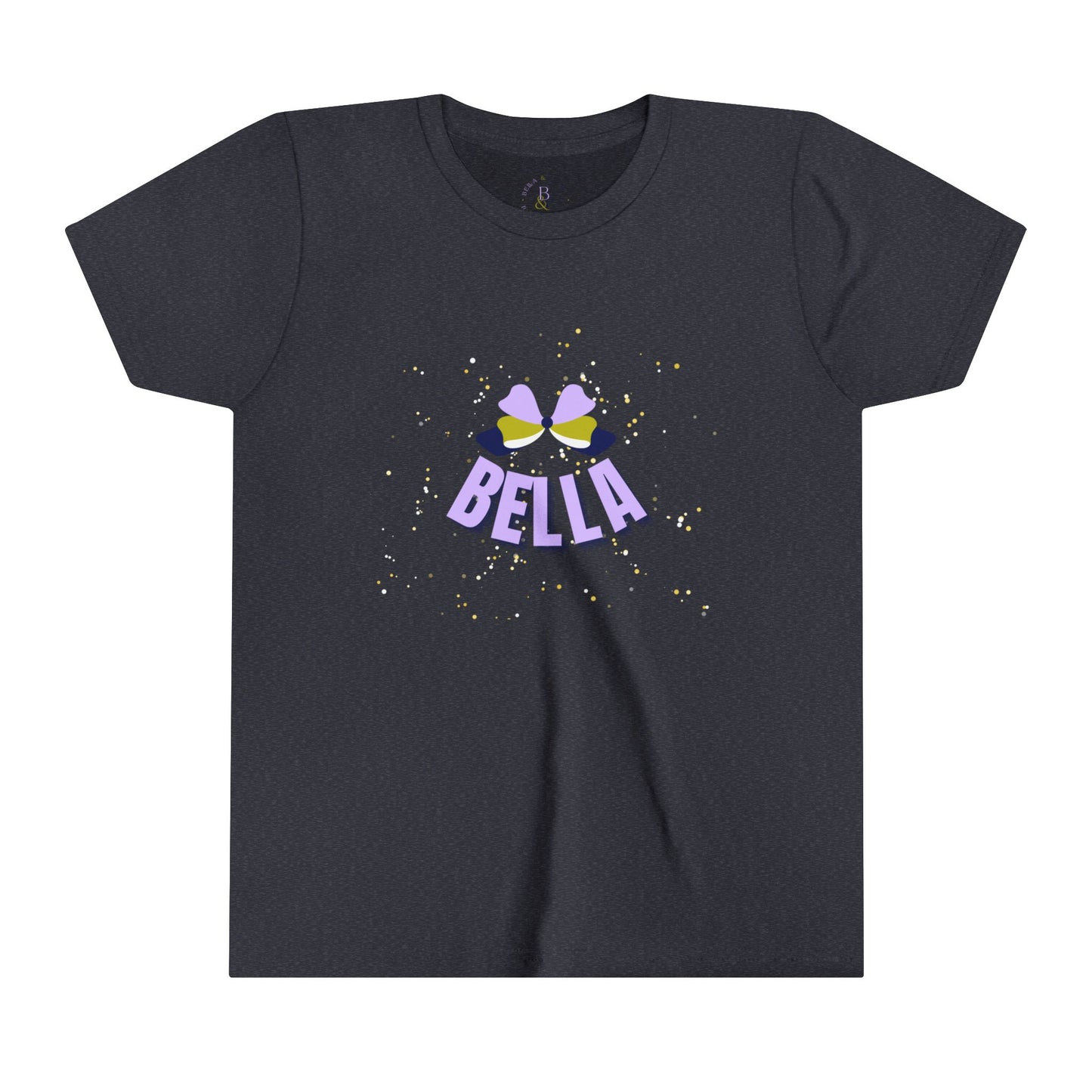 Lavender/Olive/Navy Bella Youth Short-sleeve Tee